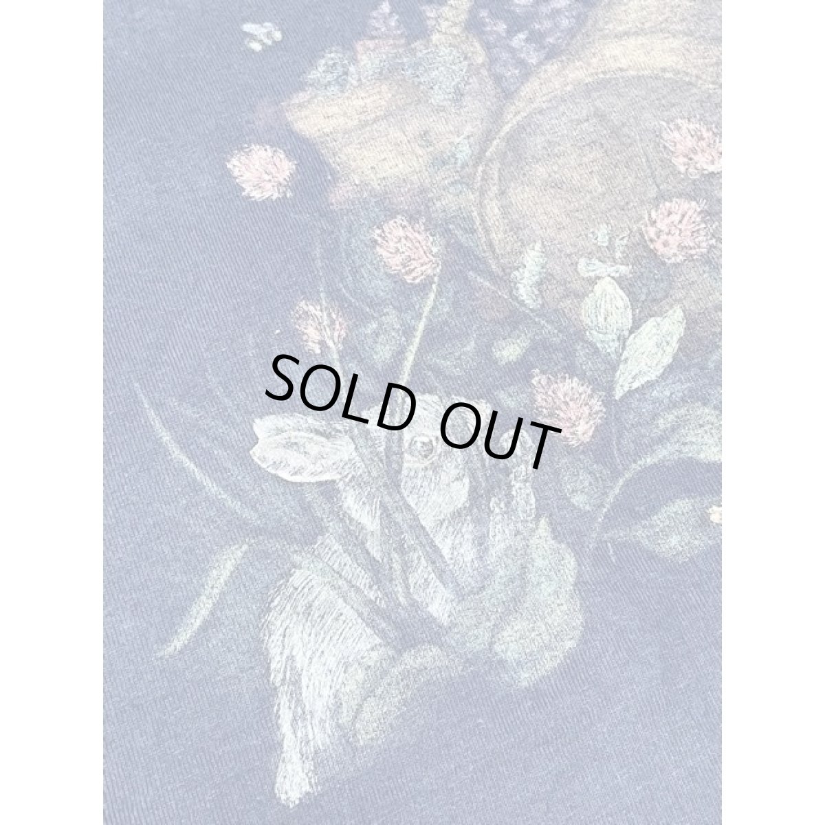 画像12: 犬 ドッグ うさぎ ラビット ネイビー ガーリー 半袖 レトロ USA古着 ヴィンテージ Tシャツ (12)