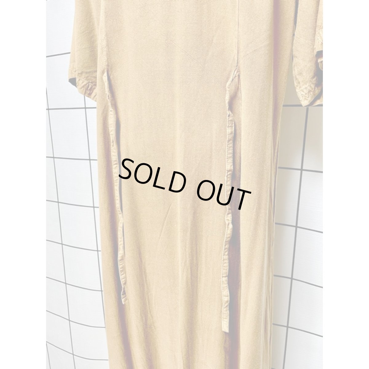 画像7: India ドレス ヴィンテージ刺繍 フォークロア アースカラー リボン レトロ 古着 (7)