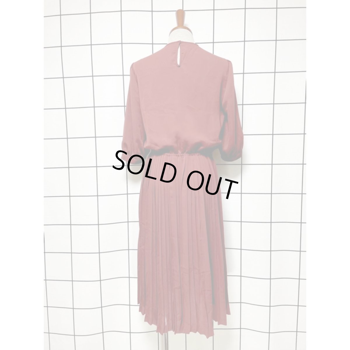 画像5: ヨーロッパ古着 ドレス ヴィンテージ 刺繍 プリーツ ゴム レトロ クラシカル (5)