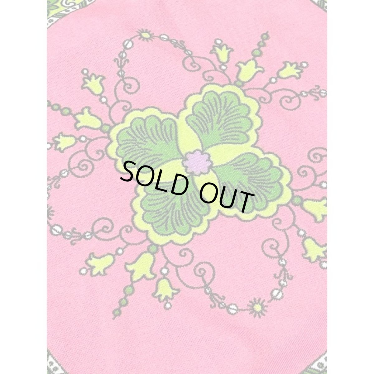 画像17: レトロサイケ 花柄 ロング 半袖  USA古着 ヴィンテージドレス【V7973】 (17)