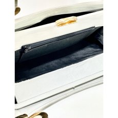 画像12: 本革レザー ホワイト レディース レトロ ヴィンテージ ショルダー 鞄 バッグ【3936】 (12)