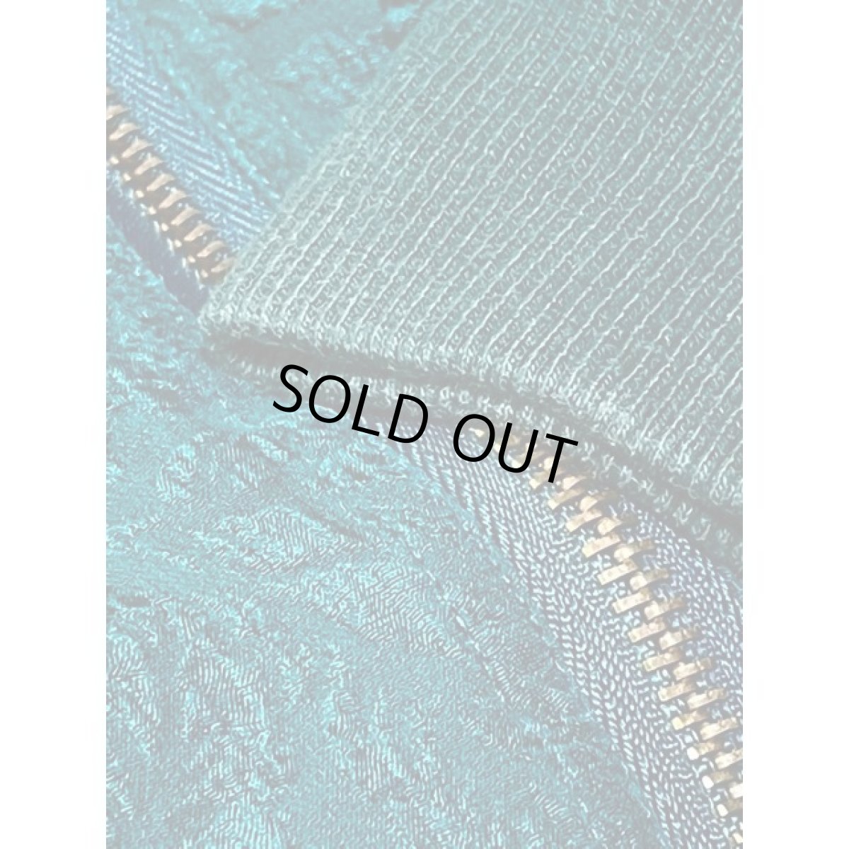 画像15: 凹凸デザイン グリーン ジップアップ ヨーロッパ古着 ブルゾン ジャンパー ヴィンテージナイロンジャケット【V8009】 (15)