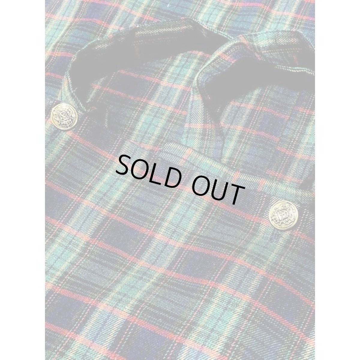 画像11: トラッドコーデにおすすめ チェック柄 Aライン ノースリーブ レトロ USA古着 ヴィンテージジャンパースカート【V8055】 (11)