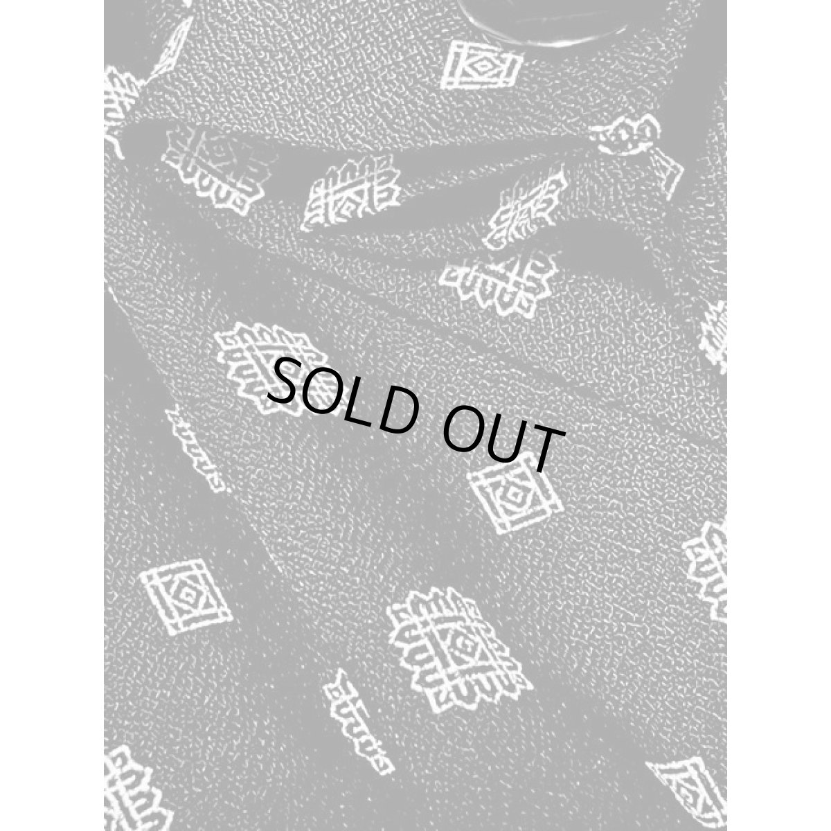 画像12: レトロ柄 ウエストゴム ブラック ホワイト 長袖 レトロ USA古着 ヴィンテージワンピース【8052】 (12)