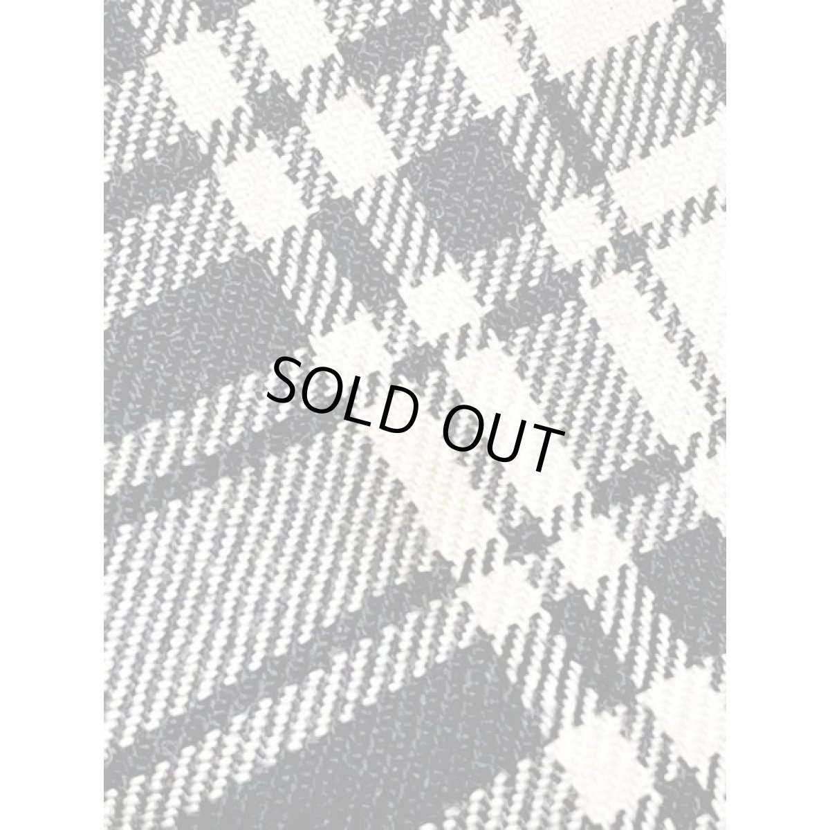 画像14: ウール チェック柄 モノトーン ノースリーブ レトロ USA古着 ヴィンテージジャンパースカート【V8056】 (14)