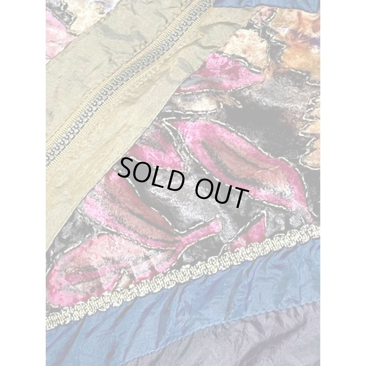 画像11: 落ち着いた配色 ジップアップ USA古着 ブルゾン ジャンパー ヴィンテージナイロンジャケット【V8059】 (11)