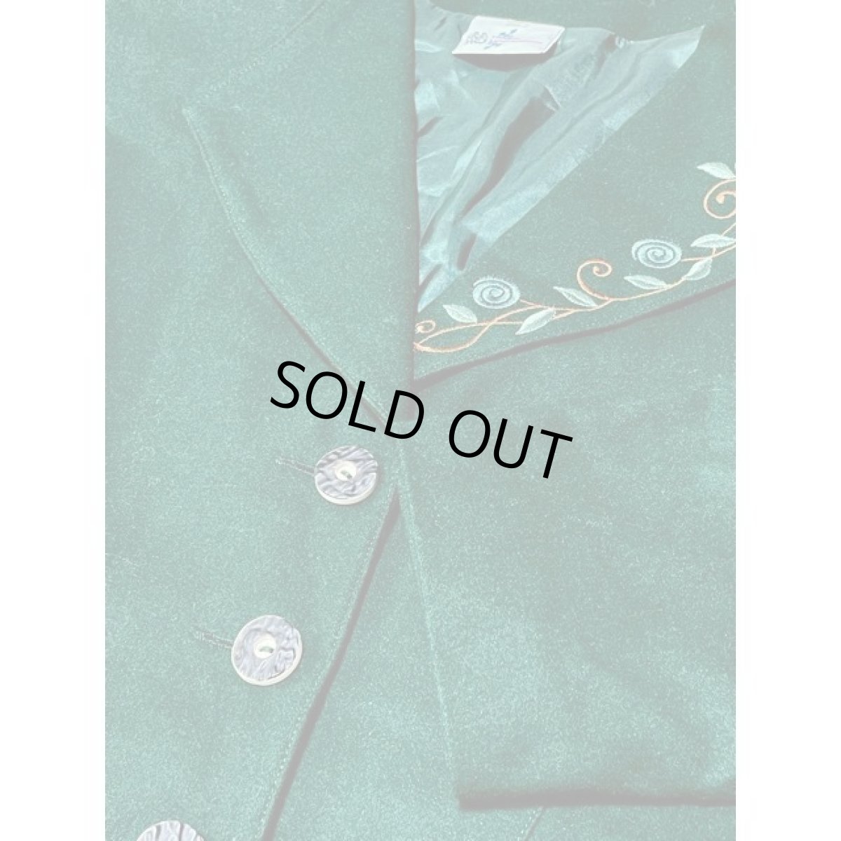 画像11: 刺繍 グリーン ディアンドル チロルジャケット ドイツ民族衣装 舞台 演劇 演奏会 フォークダンス オクトーバーフェス (11)