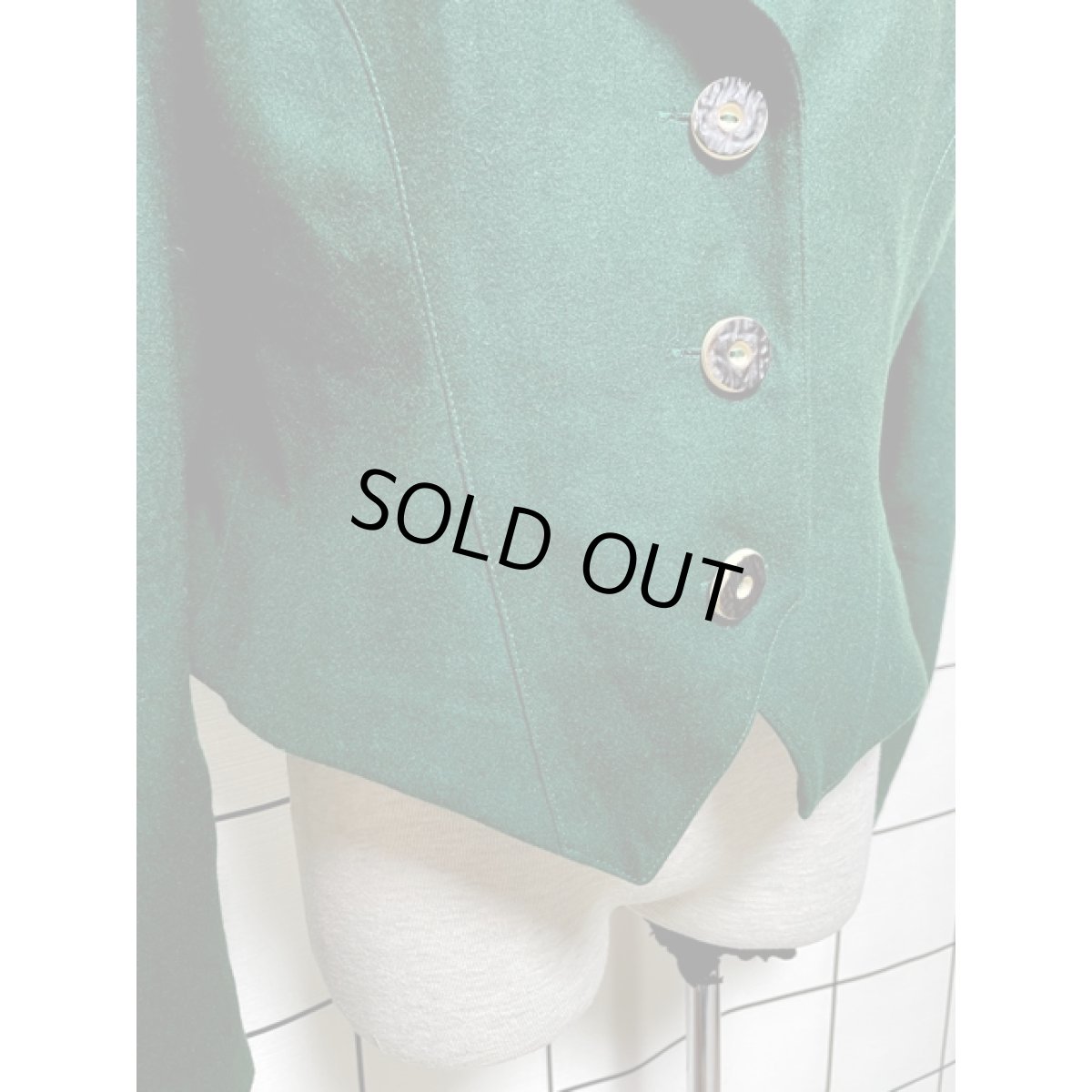 画像9: 刺繍 グリーン ディアンドル チロルジャケット ドイツ民族衣装 舞台 演劇 演奏会 フォークダンス オクトーバーフェス (9)