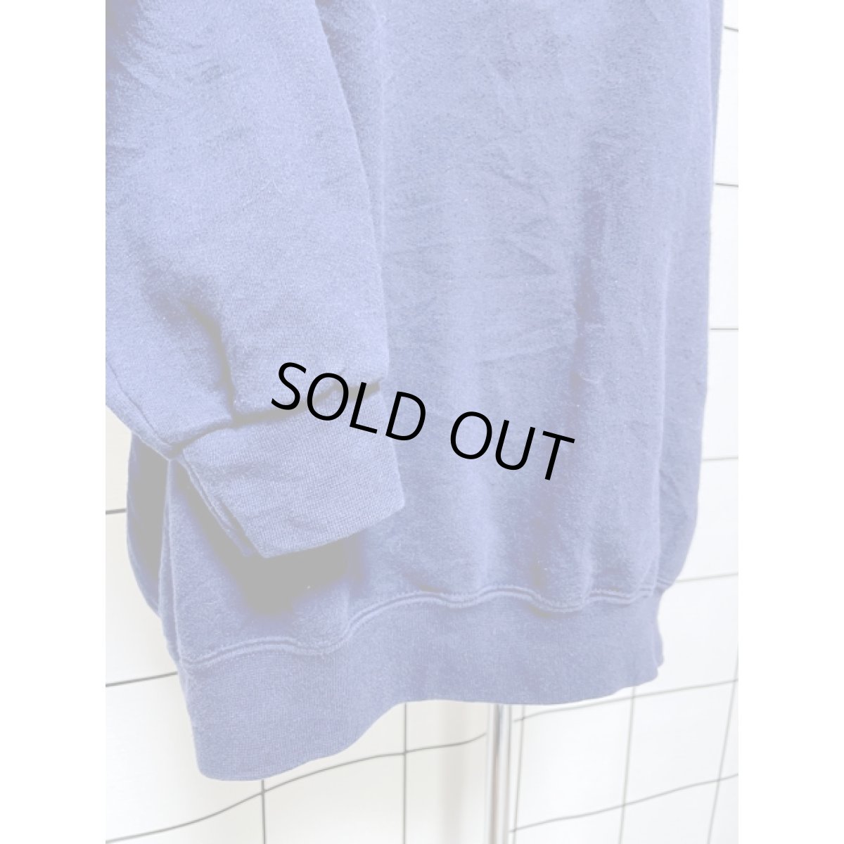 画像10: ヨット 風景画 ネイビー 襟付 オーバーサイズ レトロ USA古着 長袖 ヴィンテージスウェット (10)