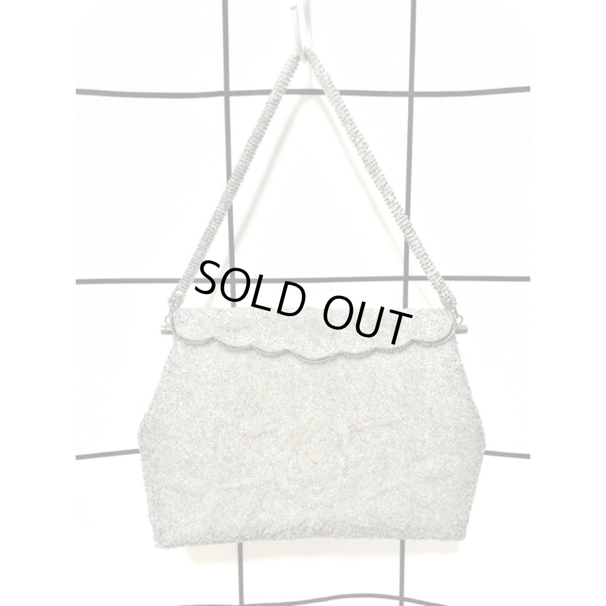 画像2: ビーズ 気品溢れる逸品 パーティースタイルにもおすすめ レディース レトロ ハンド 鞄 バッグ (2)