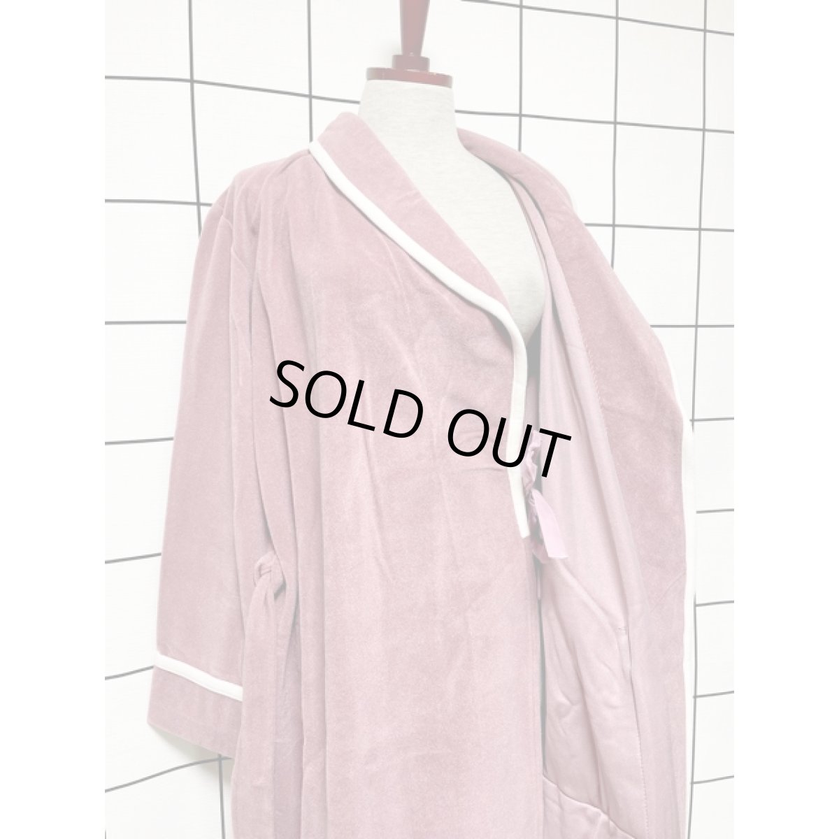 画像10: レトロガウン お洒落上級者さんにもおすすめ 70年代 古着 アウター (10)