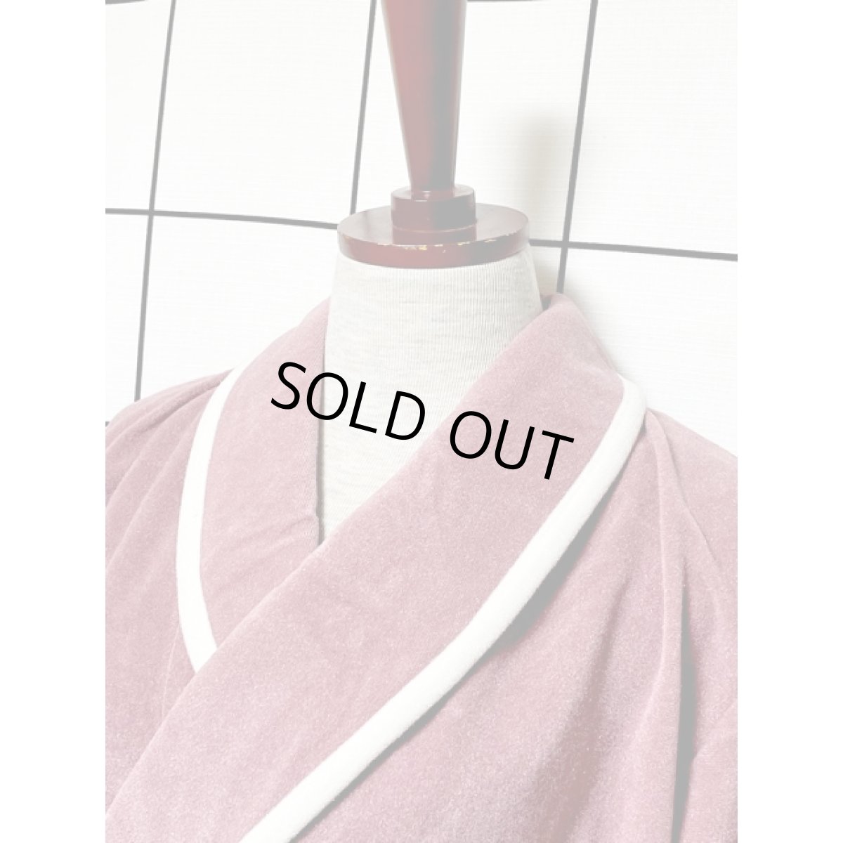 画像7: レトロガウン お洒落上級者さんにもおすすめ 70年代 古着 アウター (7)