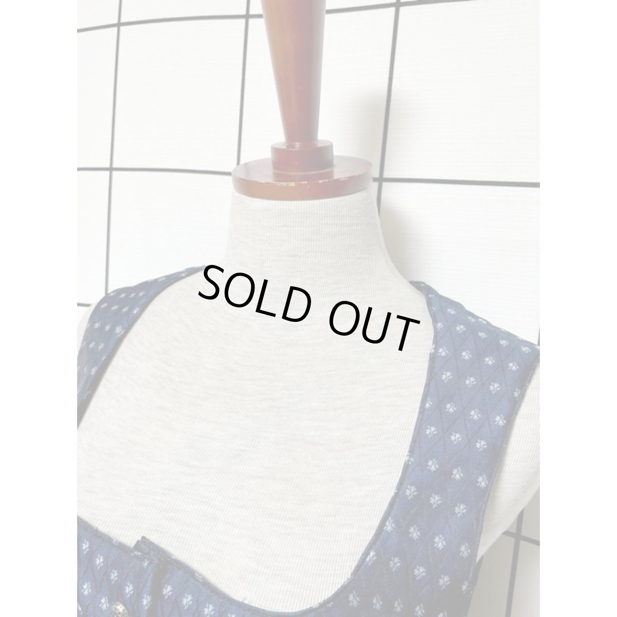 画像8: ネイビー Aライン ノースリーブ チロルドレス 衣装 舞台 演奏会 フォークダンス オクトーバーフェスト【V8105】 (8)