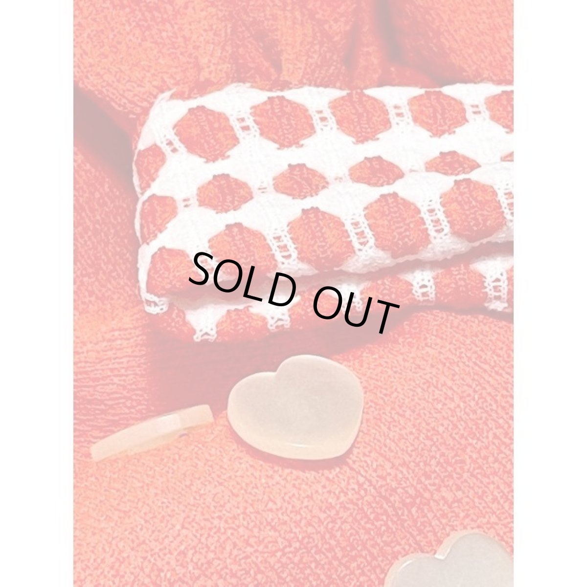 画像13: 70's レトロ ポップ ハート型ボタン バックウエストリボン ロング 長袖 ヨーロッパ古着 ヴィンテージワンピース【V8108】 (13)