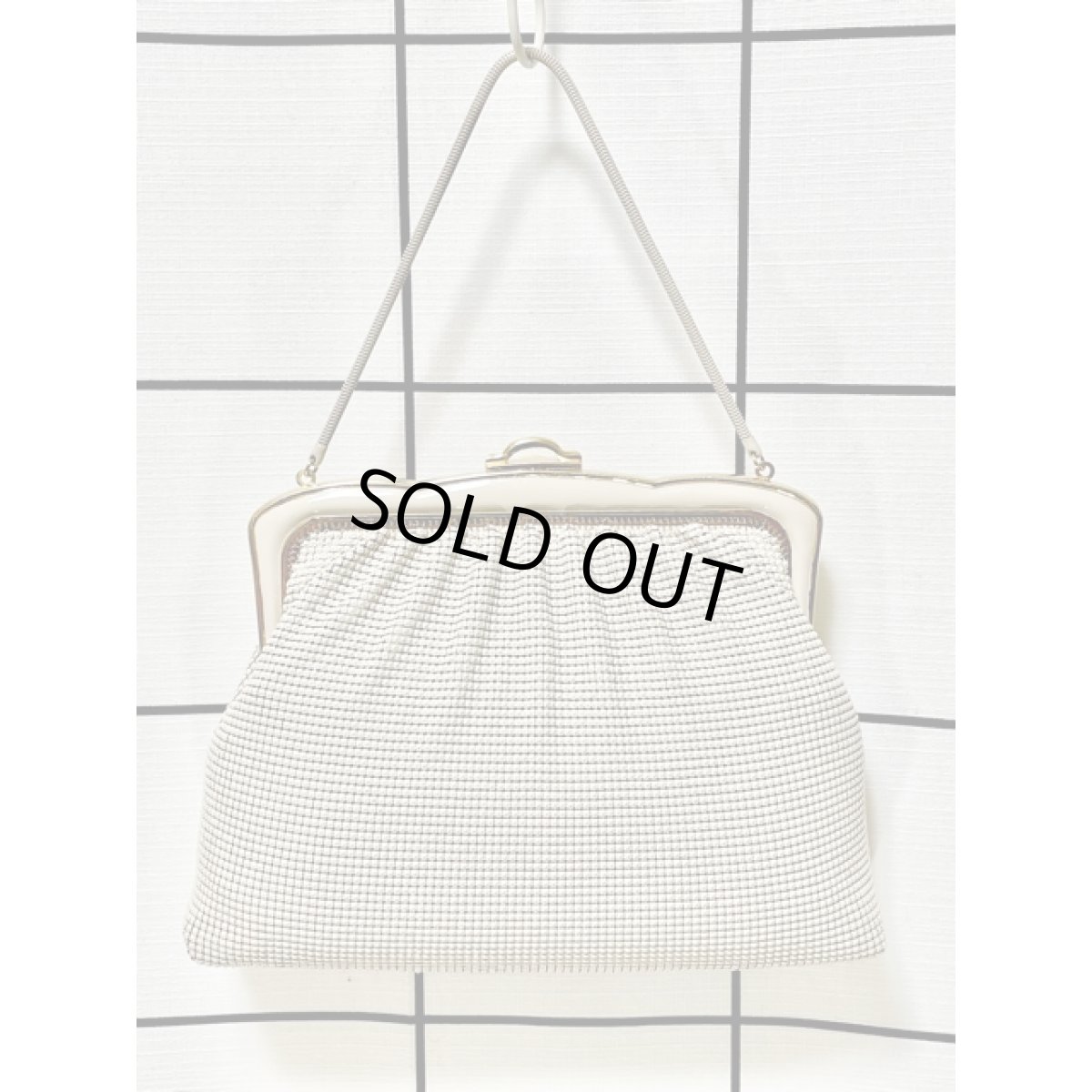 画像2: メタル オフホワイト 結婚式 二次会 パーティースタイル 気品溢れる逸品 レディース レトロアンティーク 鞄 バッグ【V8114】 (2)