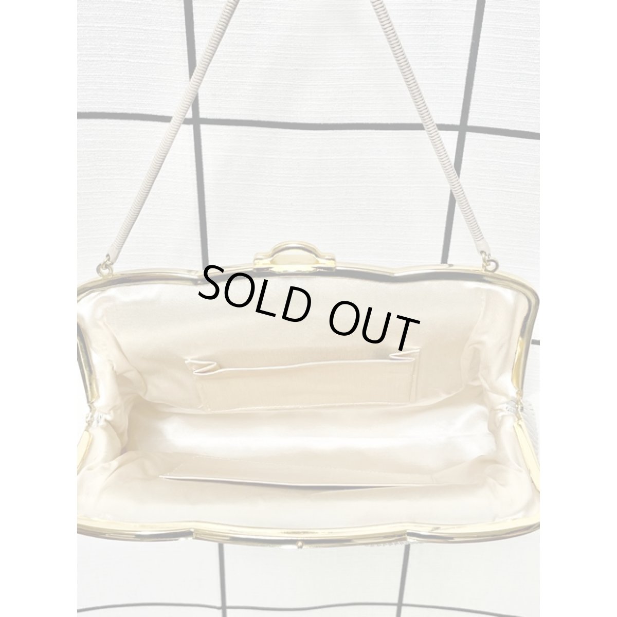 画像9: メタル オフホワイト 結婚式 二次会 パーティースタイル 気品溢れる逸品 レディース レトロアンティーク 鞄 バッグ【V8114】 (9)