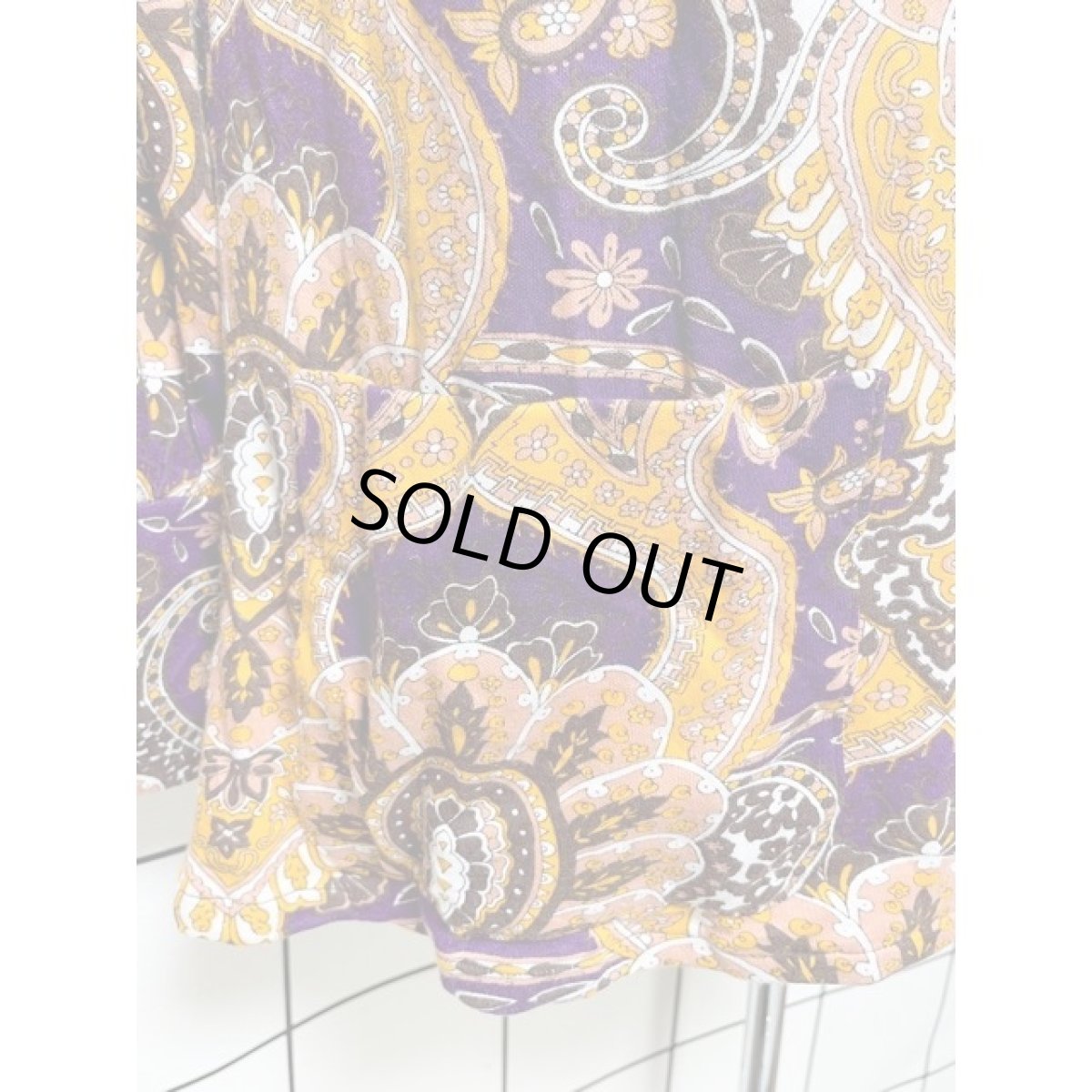 画像10: レトロサイケ ヨーロッパ古着 薄手ヴィンテージシャツジャケット (10)