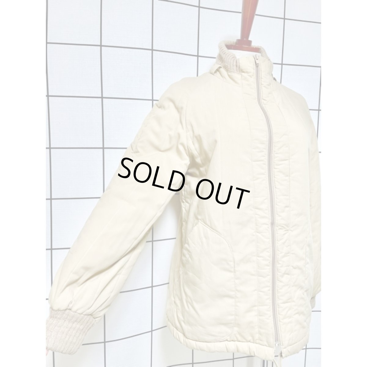 画像4: 暖か裏地ボア ジップアップ USA古着 ブルゾン ジャンパー ヴィンテージアウター (4)