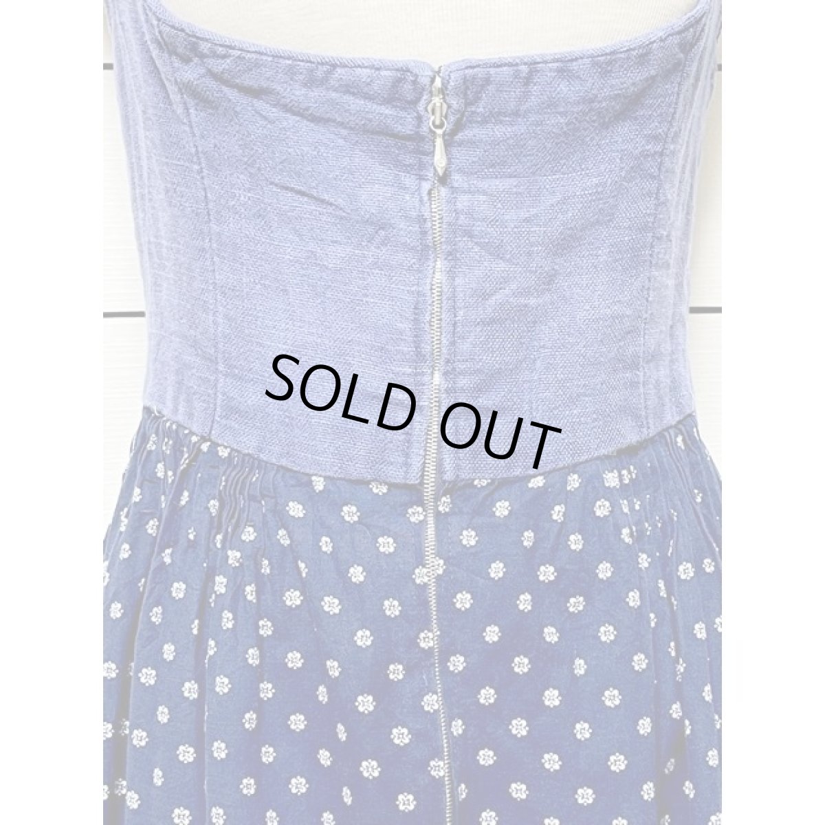 画像9: チロルワンピース 小花柄 フロントジッパー ドイツ民族衣装 オクトーバーフェスト (9)