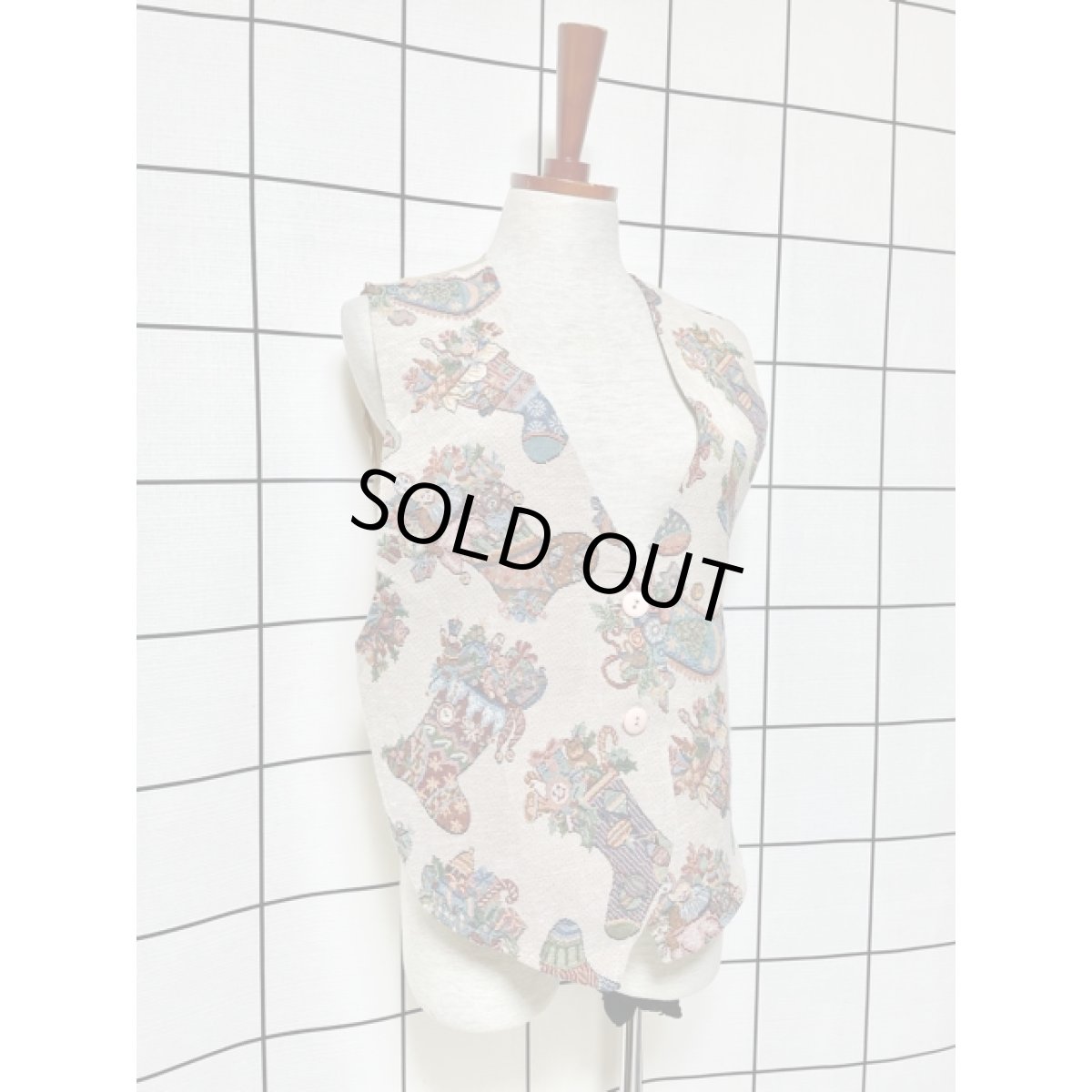 画像7: ゴブラン レトロ USA古着 ベスト (7)