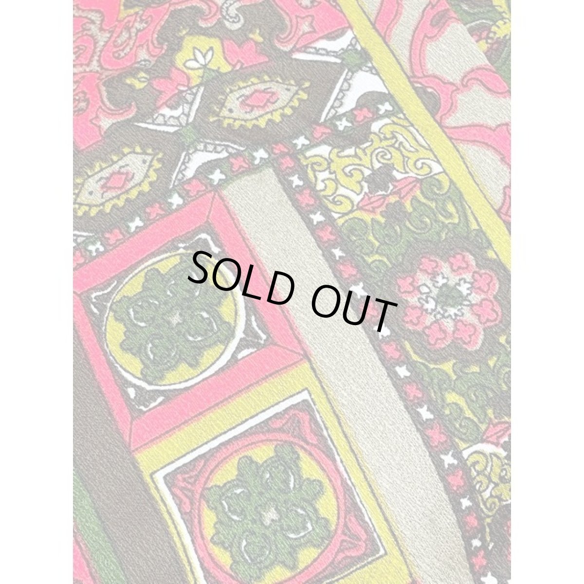 画像14: サイケ TALON 個性的 レトロ 長袖 USA古着 ヴィンテージワンピース【V8188】 (14)