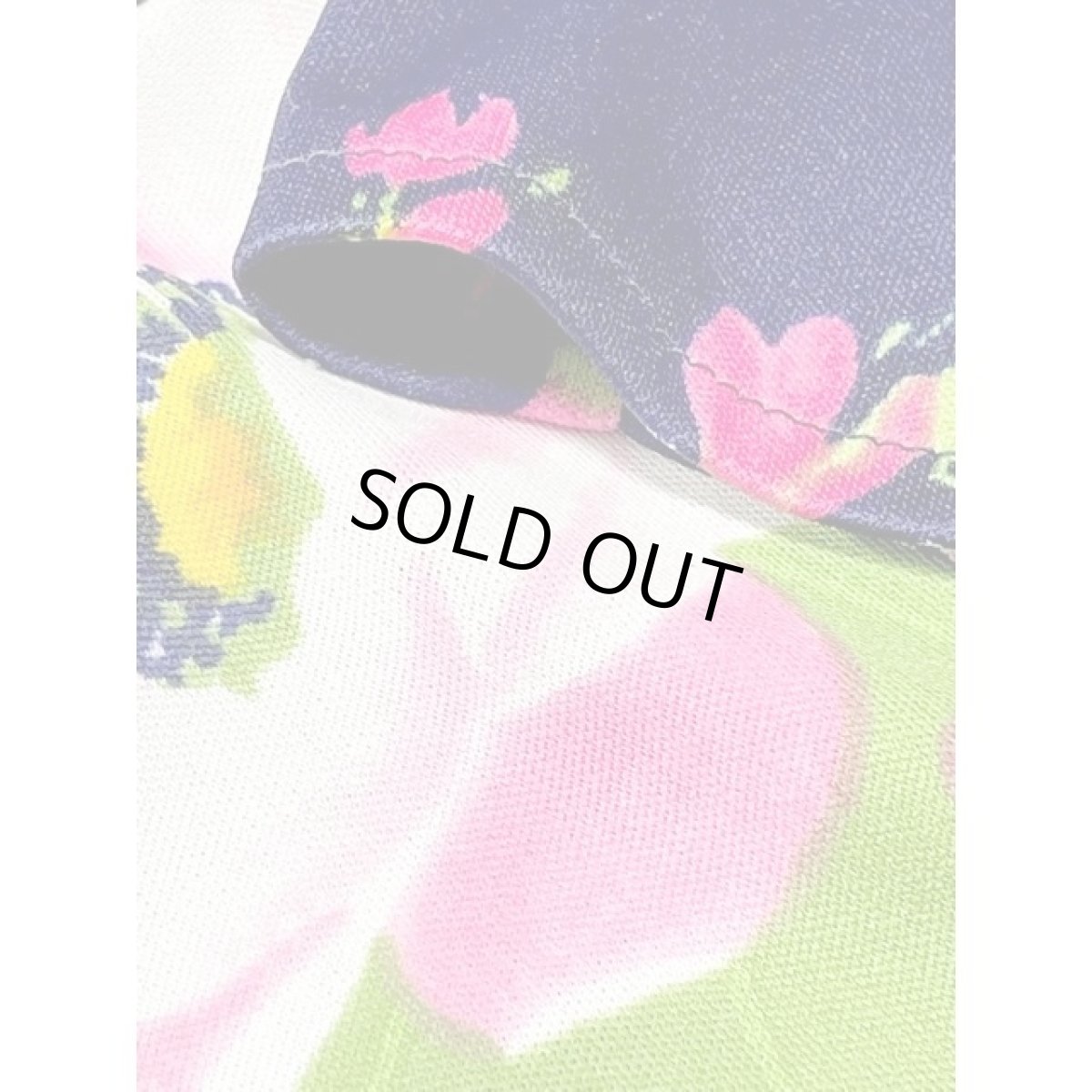 画像13: ヨーロッパ古着 ヴィンテージ ロングドレス 70年代 サイケ 花柄 個性的 パーティー (13)