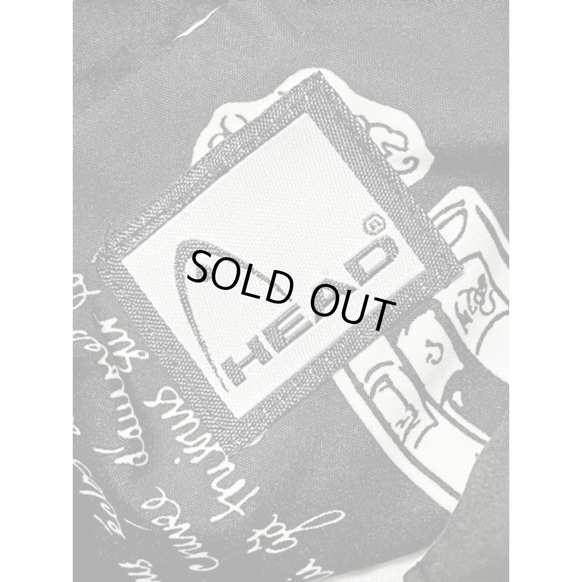 画像17: アート柄 ブラック ホワイト ジップアップ 古着 ジャンパー ブルゾンジャケット (17)