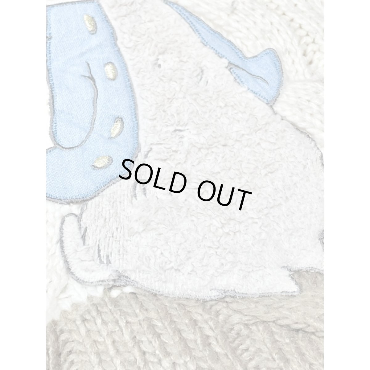 画像12: うさぎ ラビット ニット レトロ 古着 セーター (12)