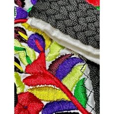 画像12: India カラフル刺繍 ブレード ネイティブ感 フォークロア 前開き レトロ 古着 ヴィンテージジャケット (12)