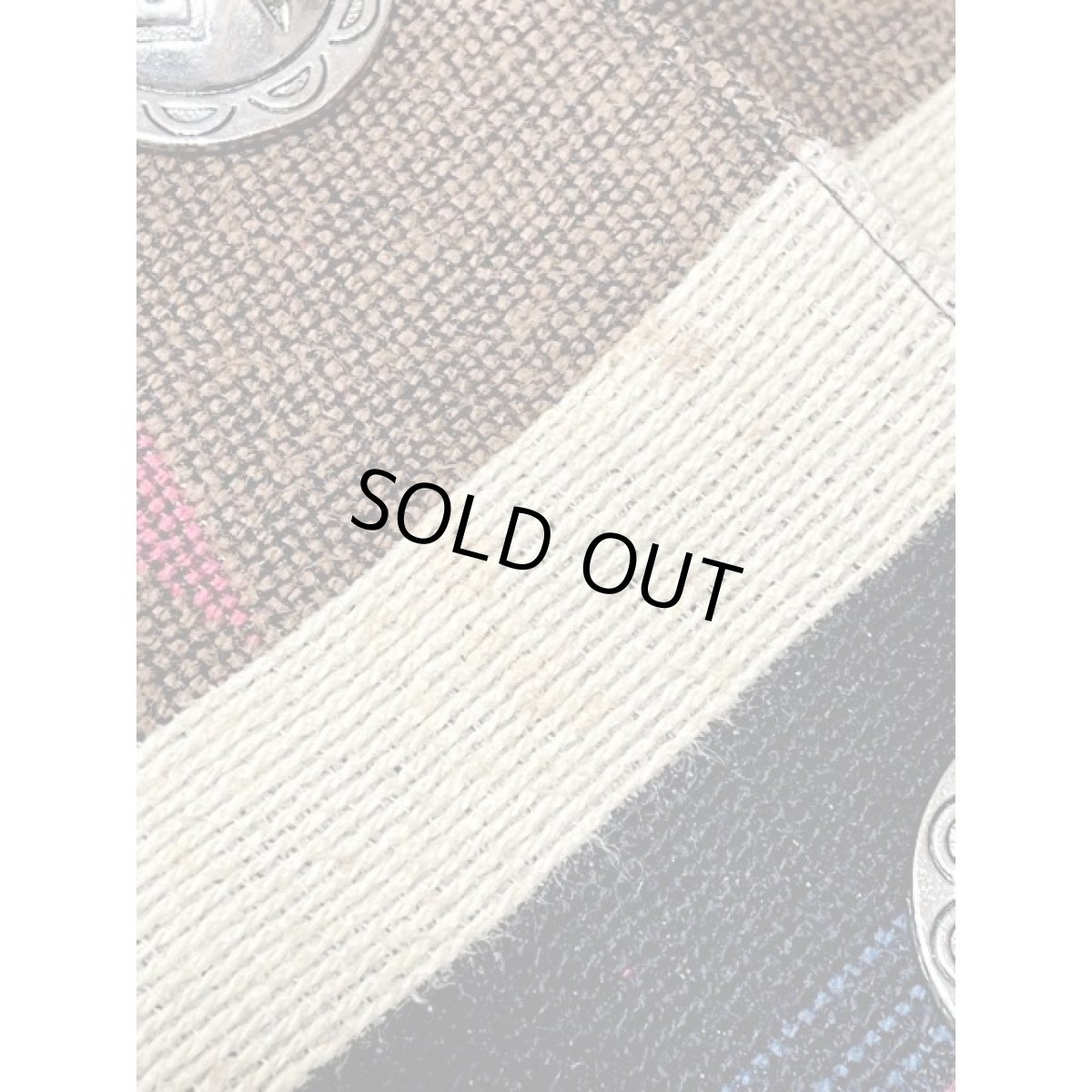 画像12: チマヨ模様 スタッズ ゴブラン フォークロア レトロ USA古着 ベスト (12)