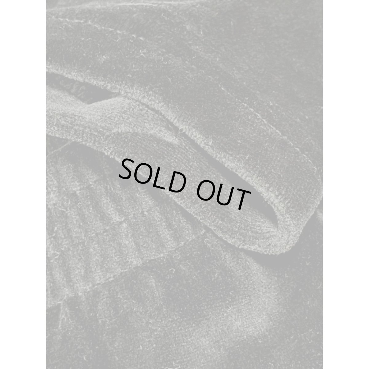 画像8: ベロア ブラック ウエストゴム レトロ USA古着 ヴィンテージスカート (8)