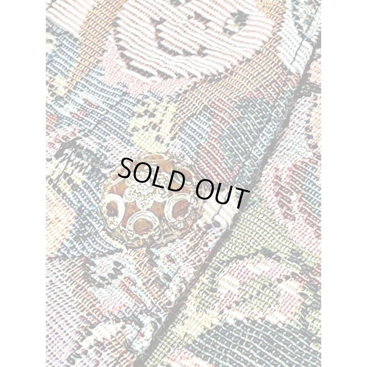 画像13: 人物柄 ゴブラン レトロ USA古着 ベスト【V8239】 (13)