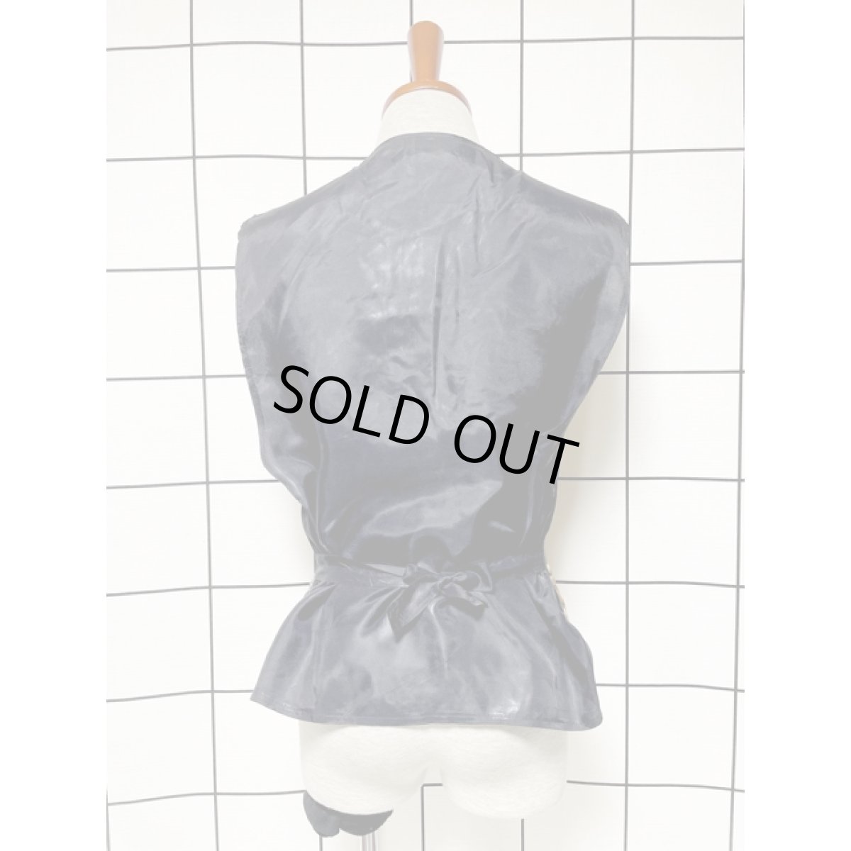 画像5: 人物柄 ゴブラン レトロ USA古着 ベスト【V8239】 (5)