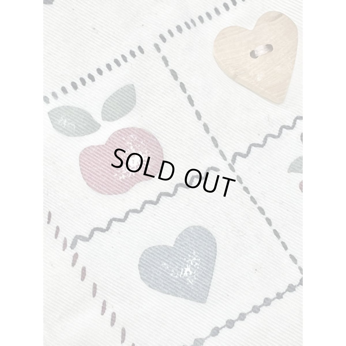 画像11: ハート フルーツ ノーカラー レトロ ヨーロッパ古着 長袖 ヴィンテージ薄手ジャケット (11)