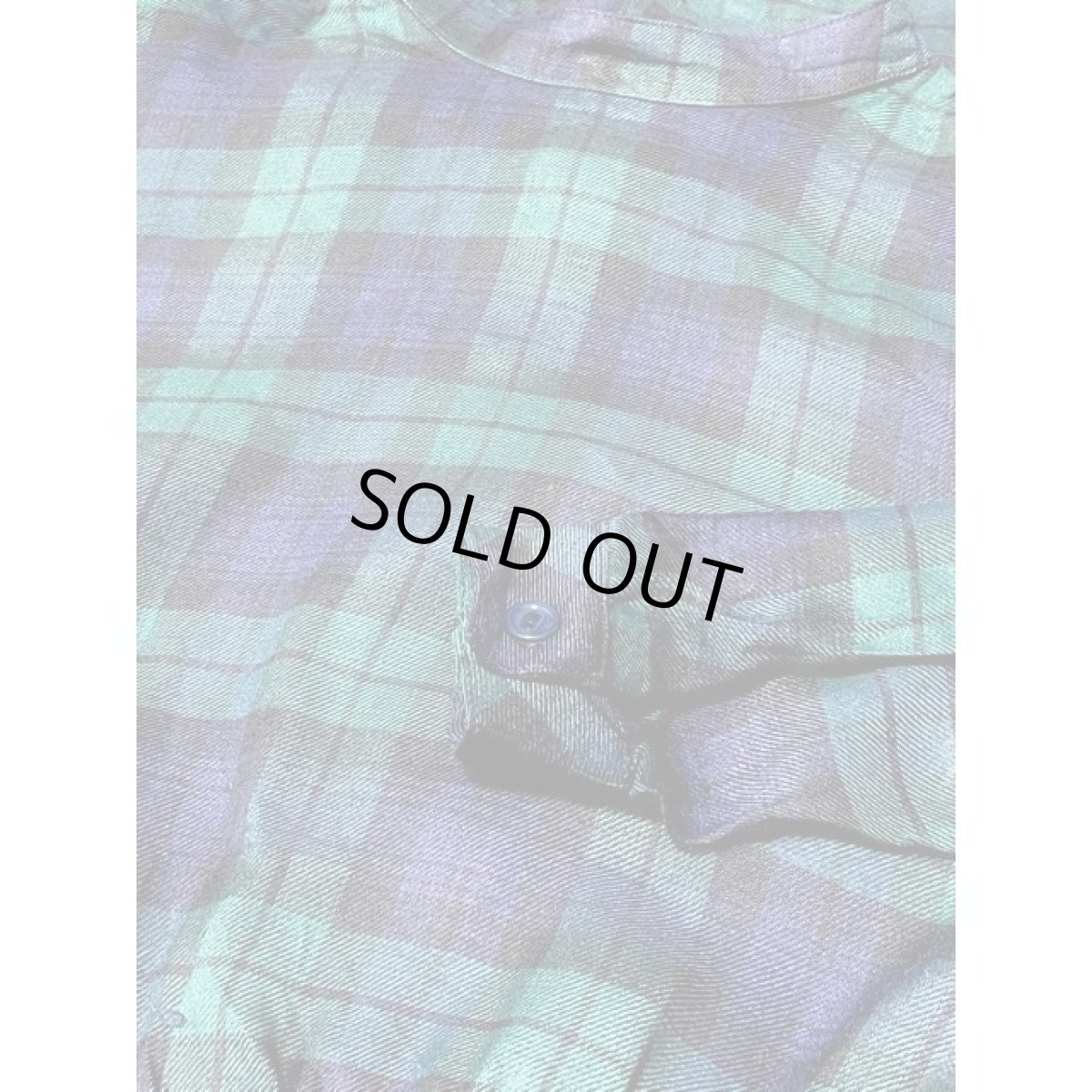 画像10: アメリカ古着 ワンピース ヴィンテージ タータンチェック スタンドカラー レトロ (10)