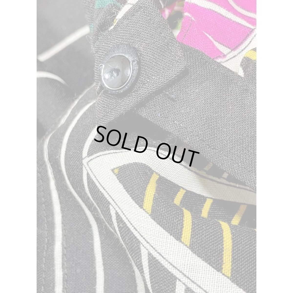 画像13: ヨーロッパ古着 ワンピース ヴィンテージ 幾何学柄 ボーダー レトロポップ 長袖 (13)