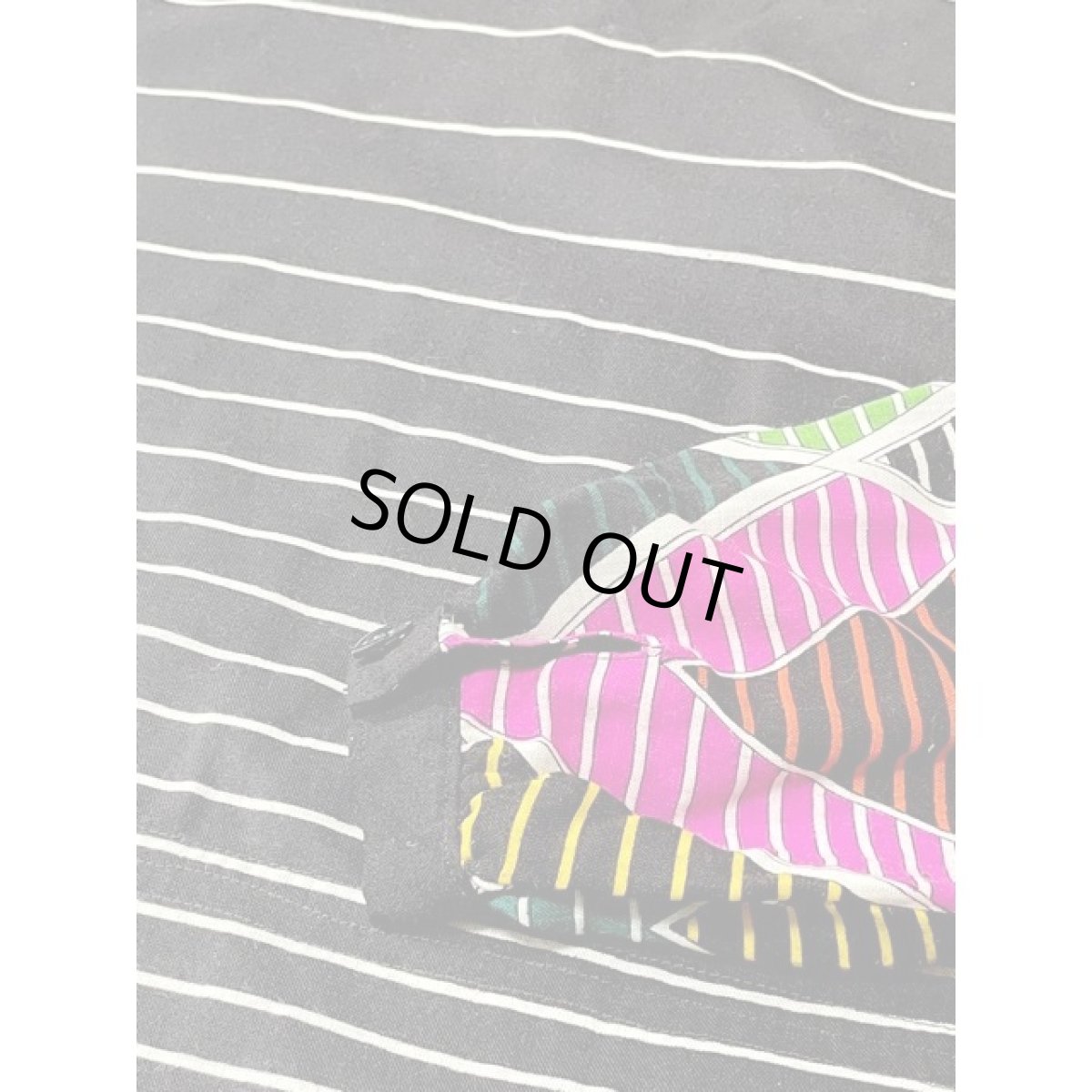 画像11: ヨーロッパ古着 ワンピース ヴィンテージ 幾何学柄 ボーダー レトロポップ 長袖 (11)