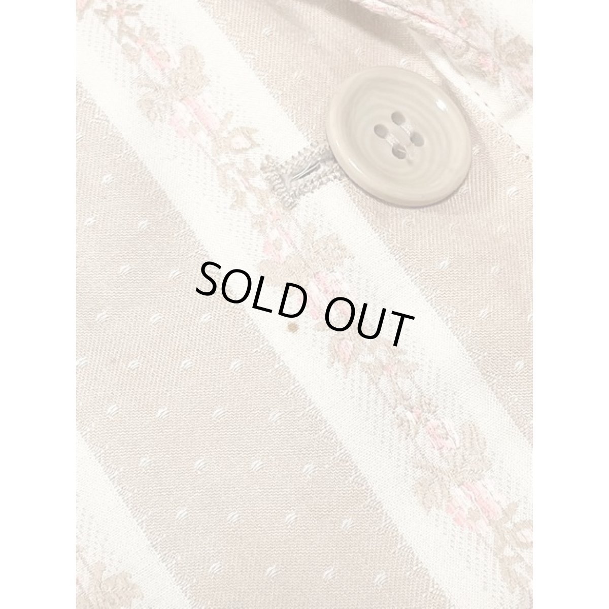 画像12: ストライプ ピンドット 小花 USA古着 ヴィンテージジャケット (12)