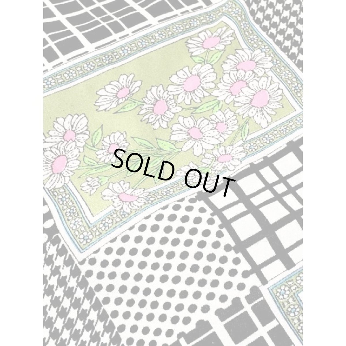 画像12: ストライプ ドット 千鳥格子 花柄 ウエストゴム レディース 長袖 昭和レトロポップ 国産古着 レトロワンピース【8276】 (12)