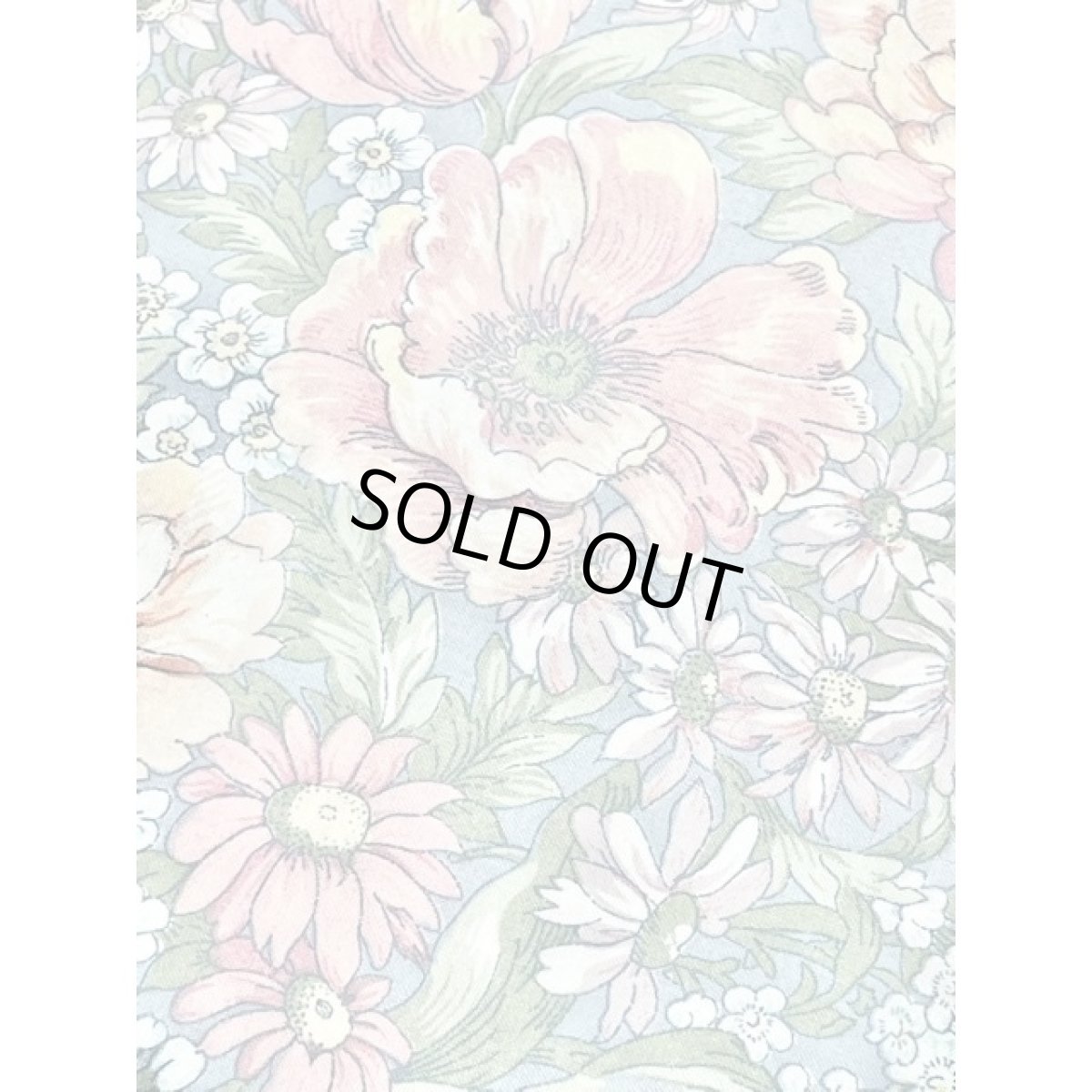 画像13: セーラー襟 アンティークフラワー柄 パステル調 バックウエストリボン クラシカル 半袖 レトロ USA古着 ヴィンテージワンピース【8283】 (13)