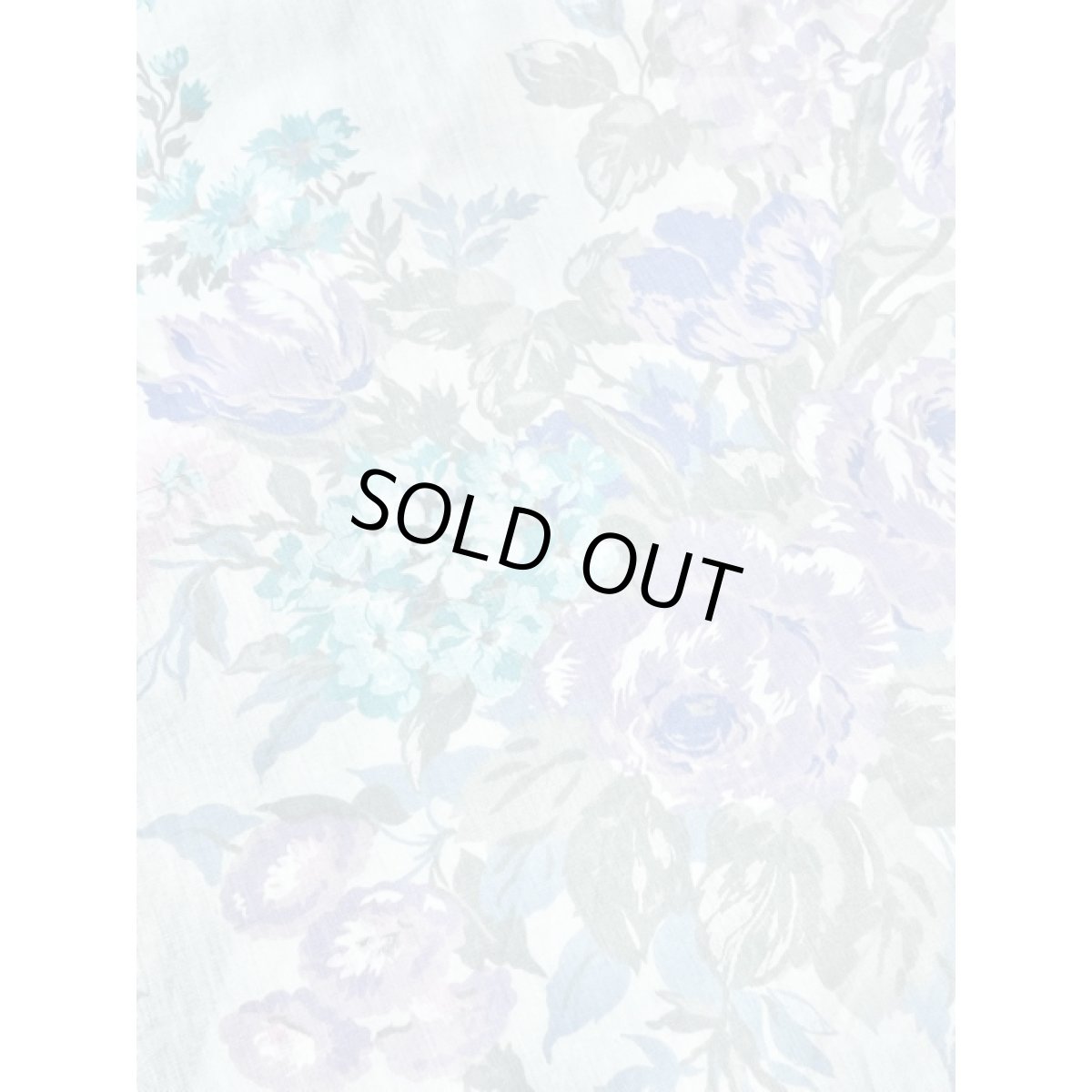 画像12: パステルカラー 花柄 ウエストゴム レトロ 長袖 USA古着 ヴィンテージワンピース【8298】 (12)