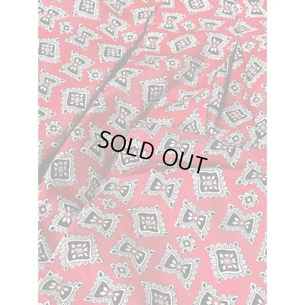 画像8: レトロスカート リボン柄 スカーフ柄 古着 (8)