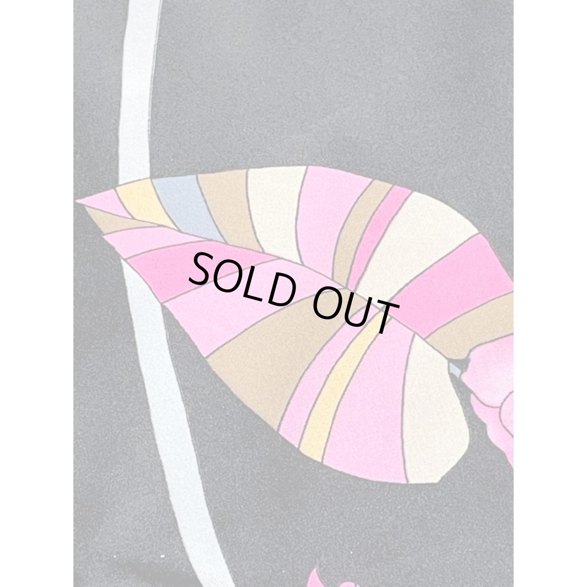 画像13: 結婚式や二次会などのパーティースタイルにもおすすめ 70's 花柄 ボタニカル ブラック 黒 レトロ 長袖 ヨーロッパ古着 ヴィンテージロングドレス【V8326】 (13)