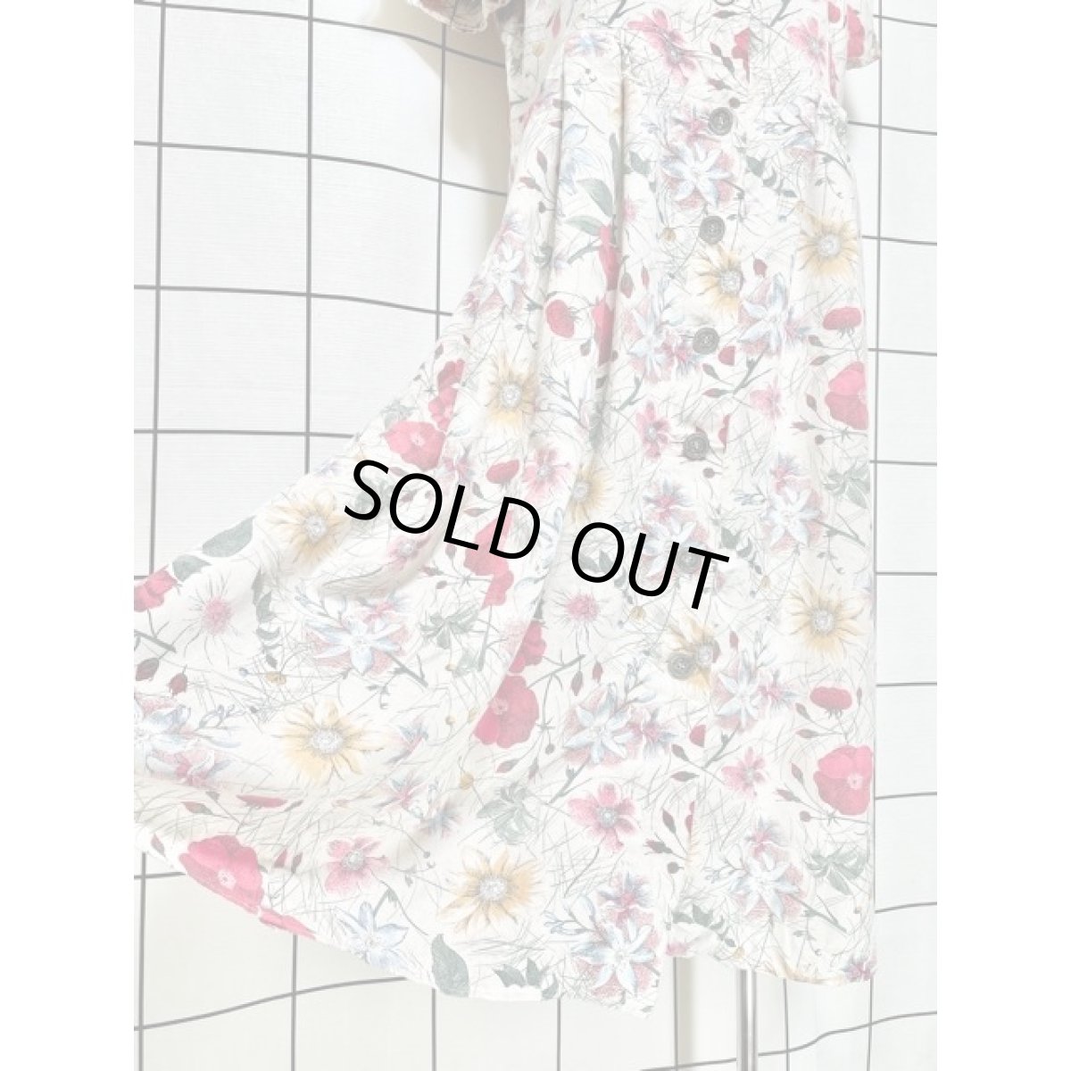 画像11: チロルワンピース 前開き 総花柄 ドイツ民族衣装 オクトーバーフェスト (11)