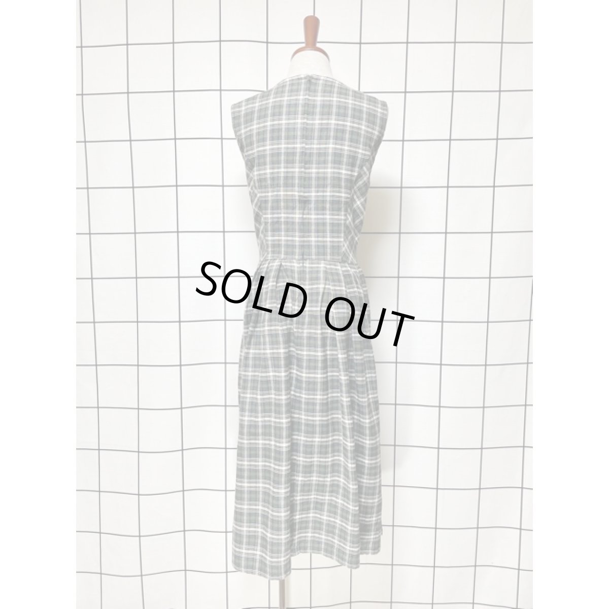 画像5: チロルワンピース チェック フロントリボン ドイツ民族衣装 オクトーバーフェスト (5)