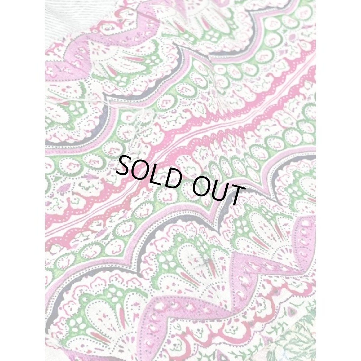 画像8: ティアード 花柄 ウエストゴム ガーリー レトロ ヨーロッパ古着 ヴィンテージスカート (8)