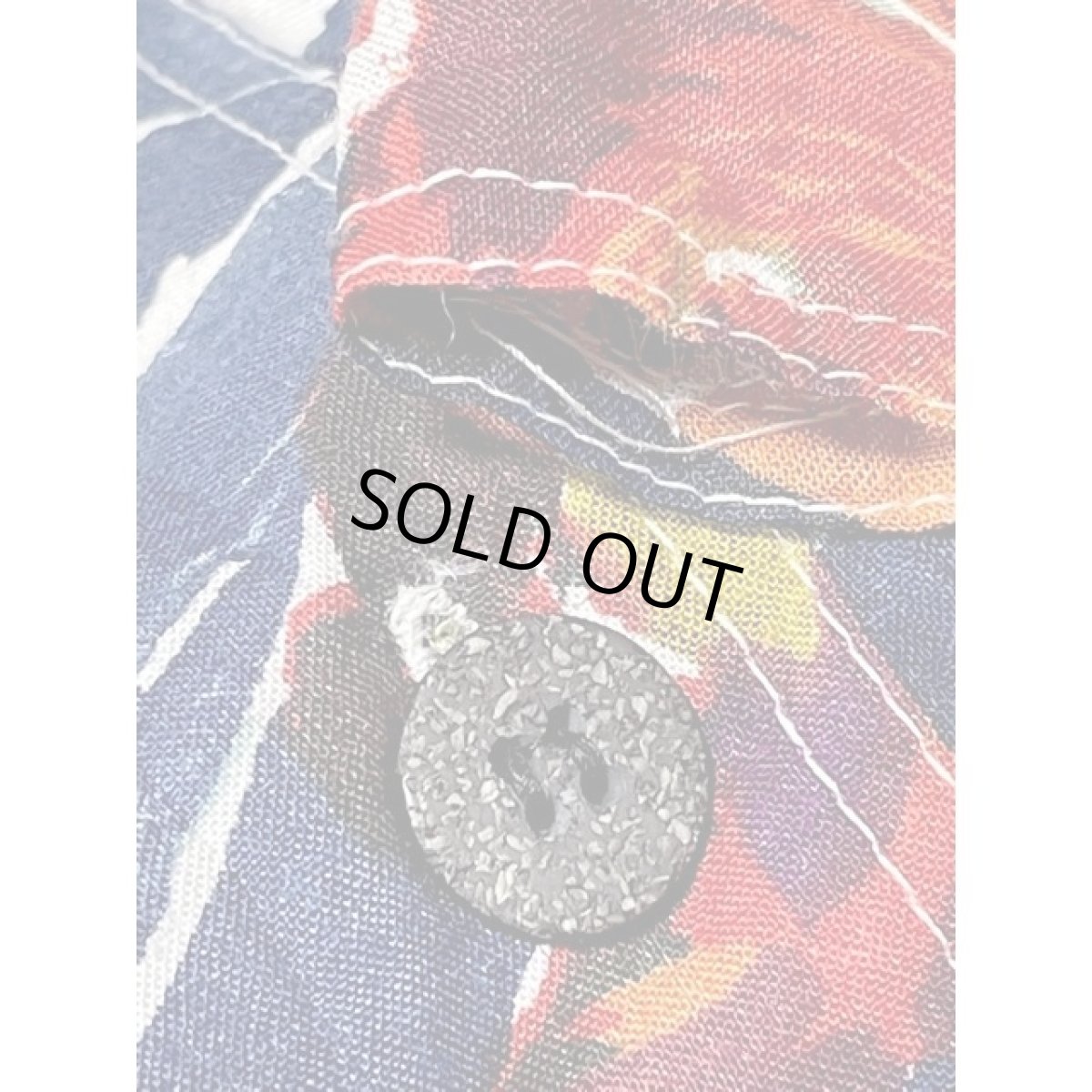 画像13: アート調 ボタニカル柄 前開き ウエストゴム レトロ ヨーロッパ古着 ヴィンテージ スカート (13)