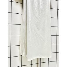 画像10: オフホワイト フラワーレース 首元リボン 重ね着にも便利 レトロ USA古着 スリップドレス (10)