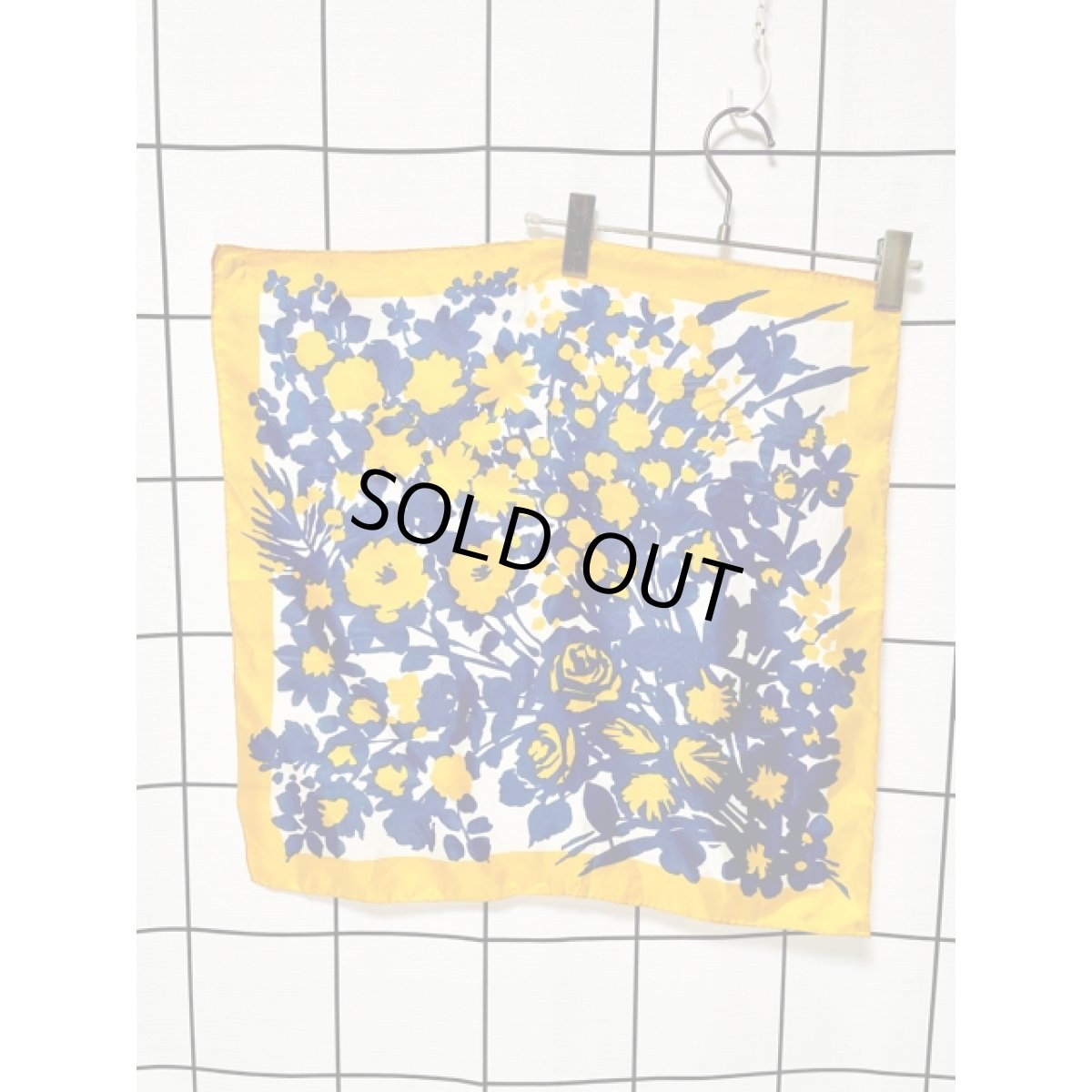 画像2: レトロアンティーク ヴィンテージスカーフ (2)