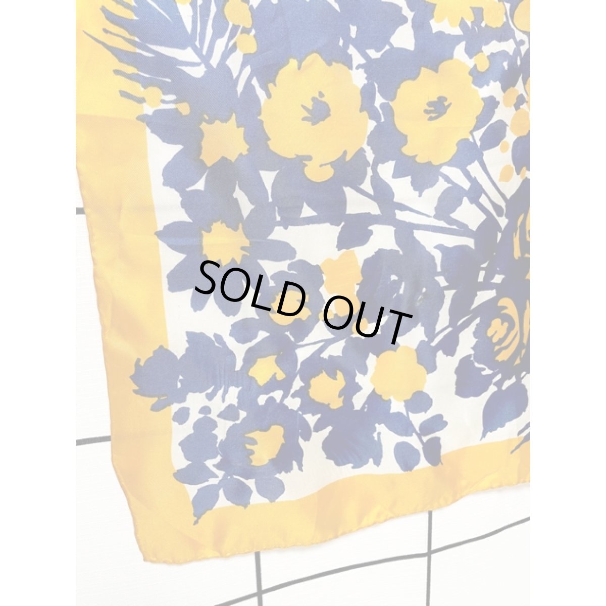 画像4: レトロアンティーク ヴィンテージスカーフ (4)